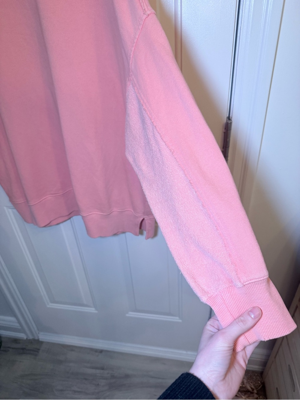 aerie Pink Oversized Crewneck Sweatshirt - Picture 3 of 8